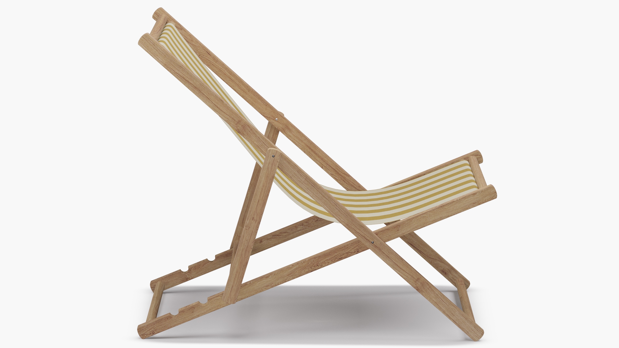 Cabana Chair, Citrine Cabana Stripe - Image 3