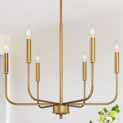 Reagan 6-Light Candle Style Classic/Traditional Chandelier - Image 0
