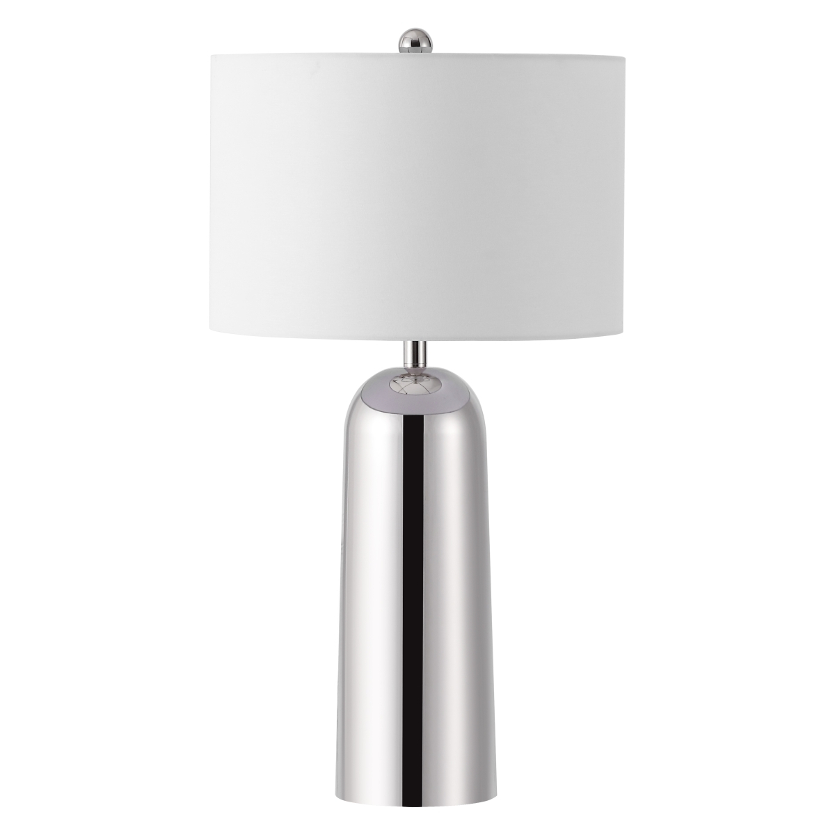 Safavieh Couture Chadric Metal Table Lamp - Silver/White - Image 0