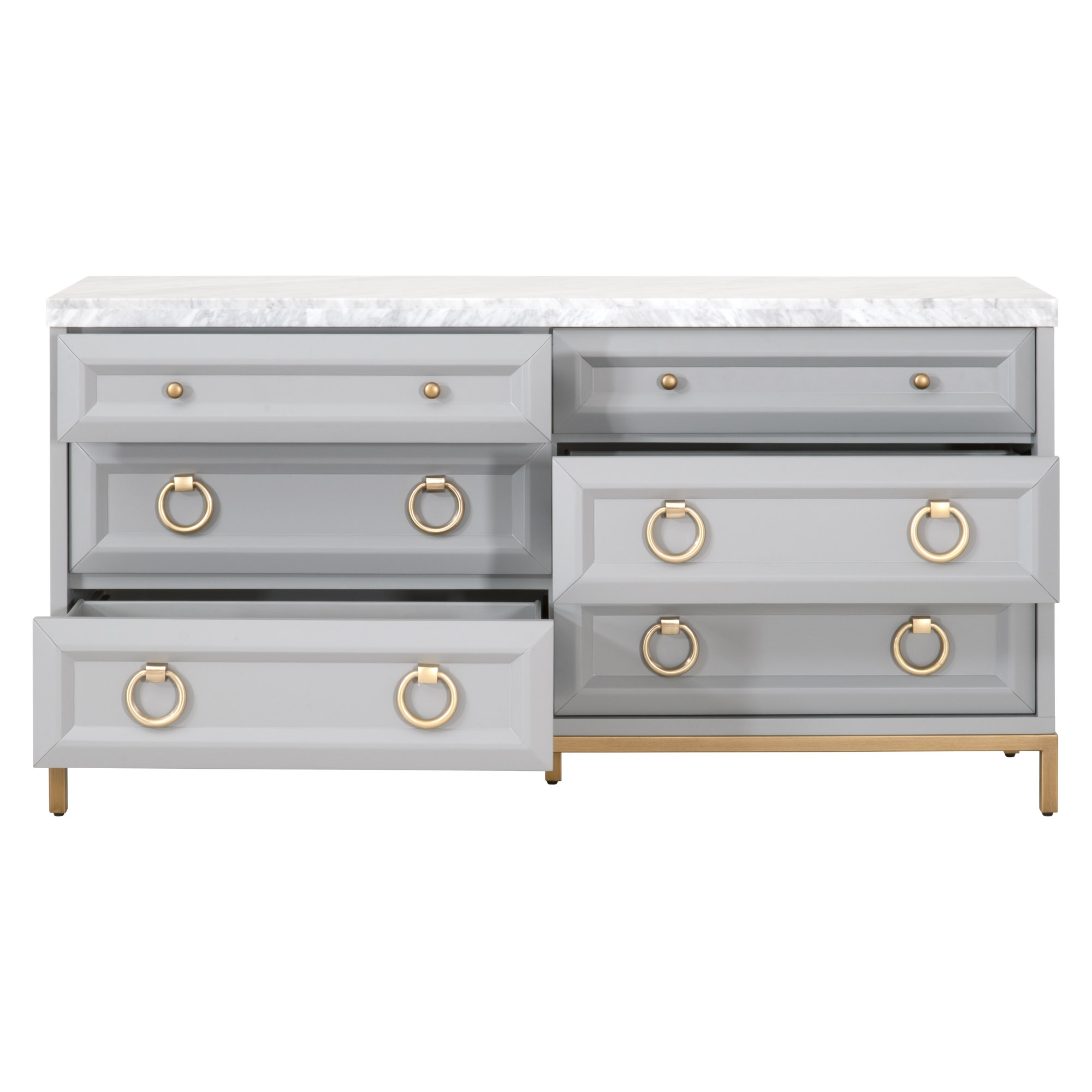 Azure Carrera 6-Drawer Double Dresser - Image 1