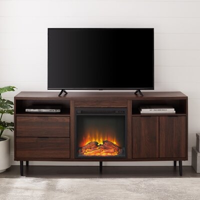 Eglinton TV Stand for TVs up to 65" with Electric Fireplace Included - Image 0