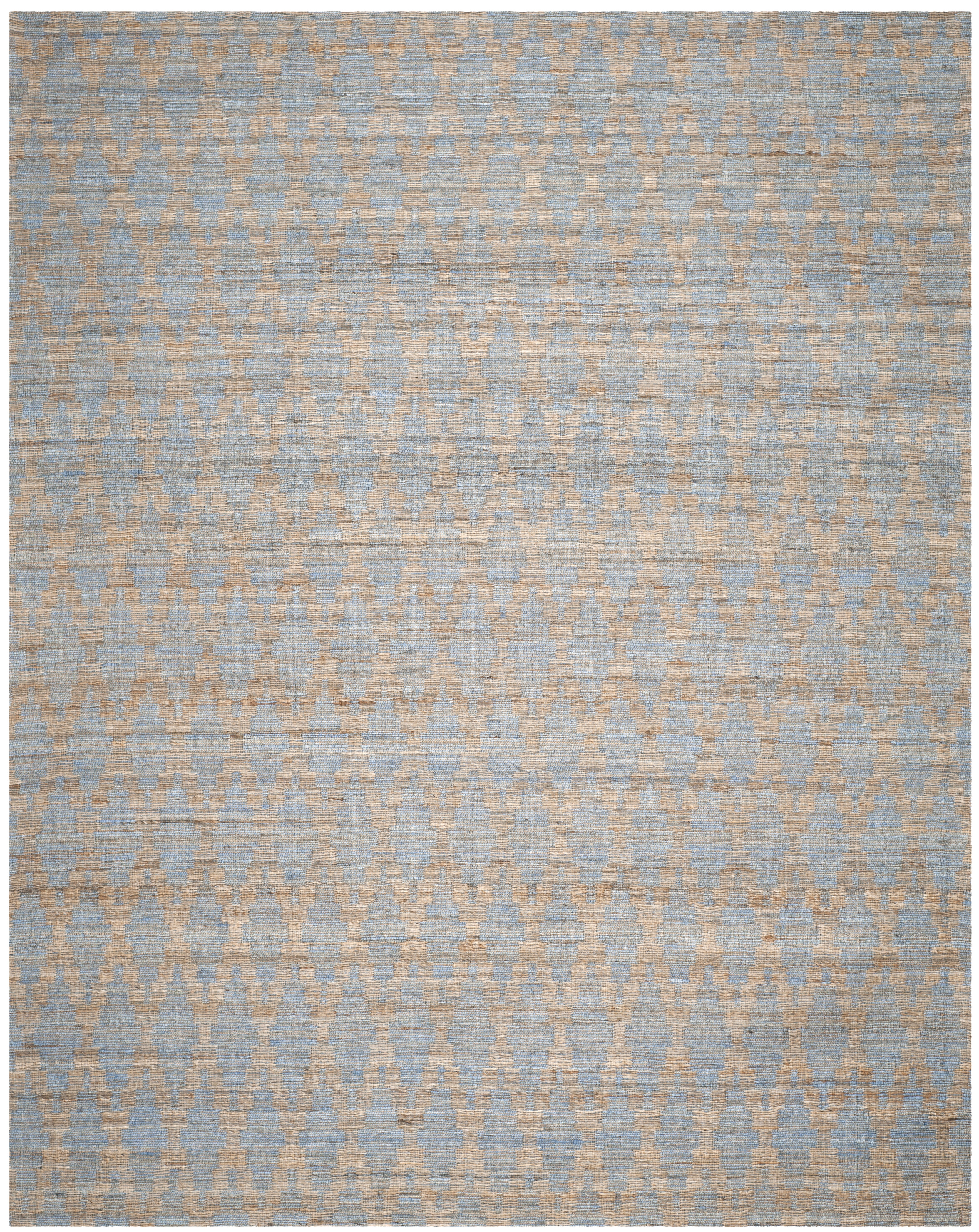 Arlo Home Hand Woven Area Rug, CAP413A, Light Blue/Gold,  8' X 10' - Image 0