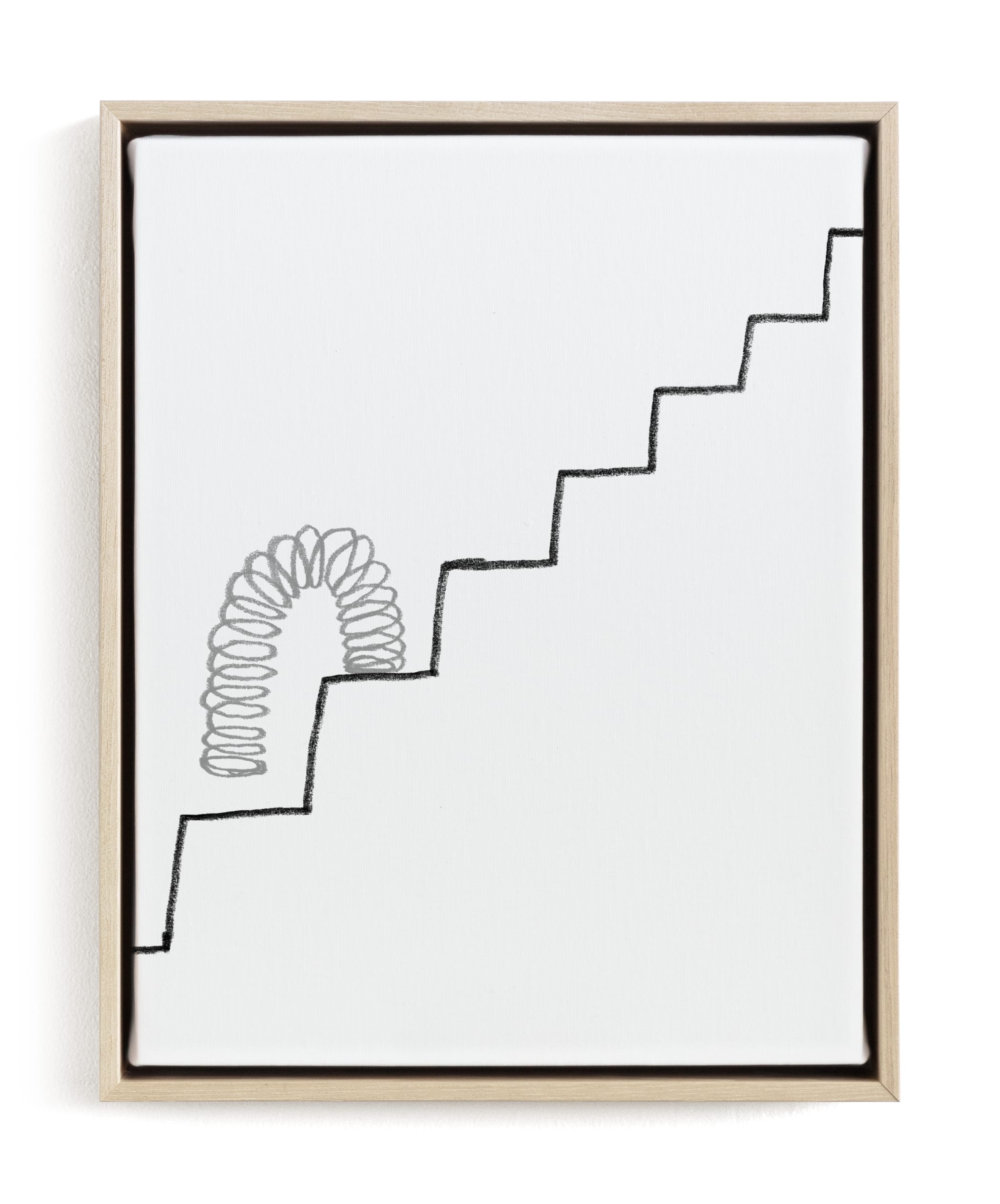 Slinky On The Stairs Limited Edition Fine Art Print 1 - Image 0