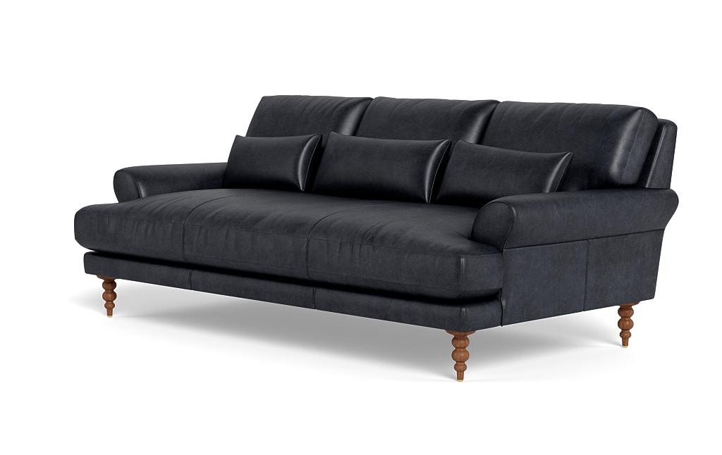 Maxwell Leather Loveseat by Apartment Therapy - Image 2