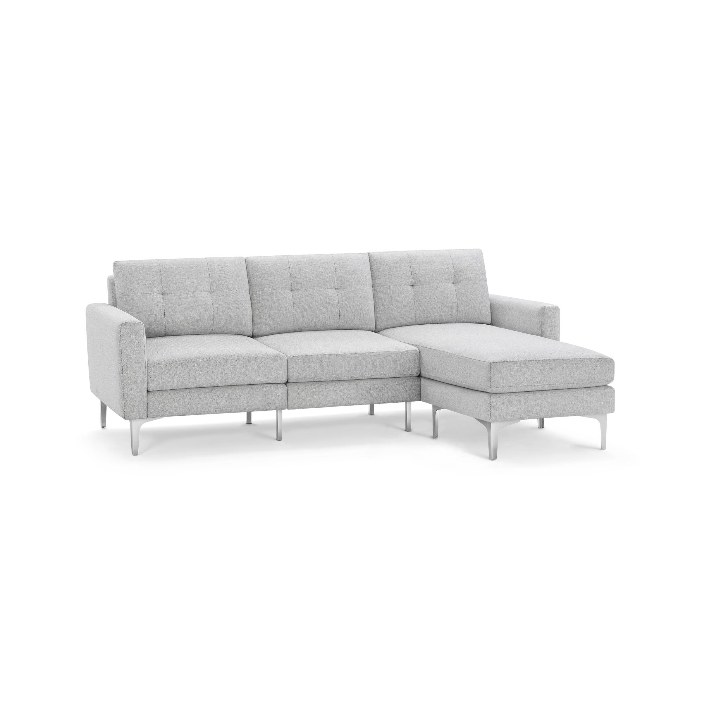 The Block Nomad Sectional Sofa in Crushed Gravel - Image 1