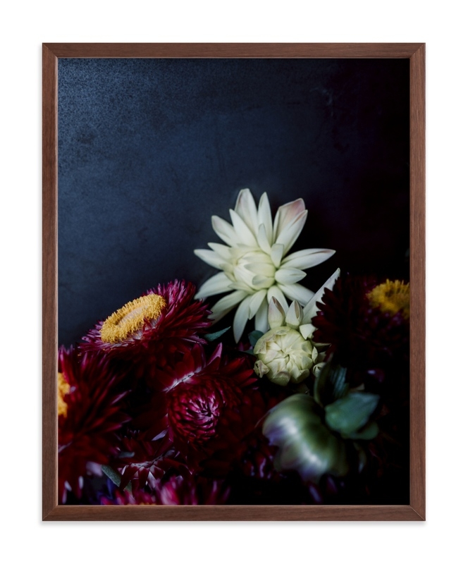 Dark Fall Flowers Limited Edition Fine Art Print 1 - Image 0