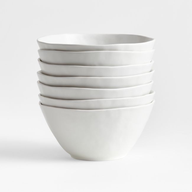 Mercer Matte White Cereal Bowls, Set of 8 - Image 0