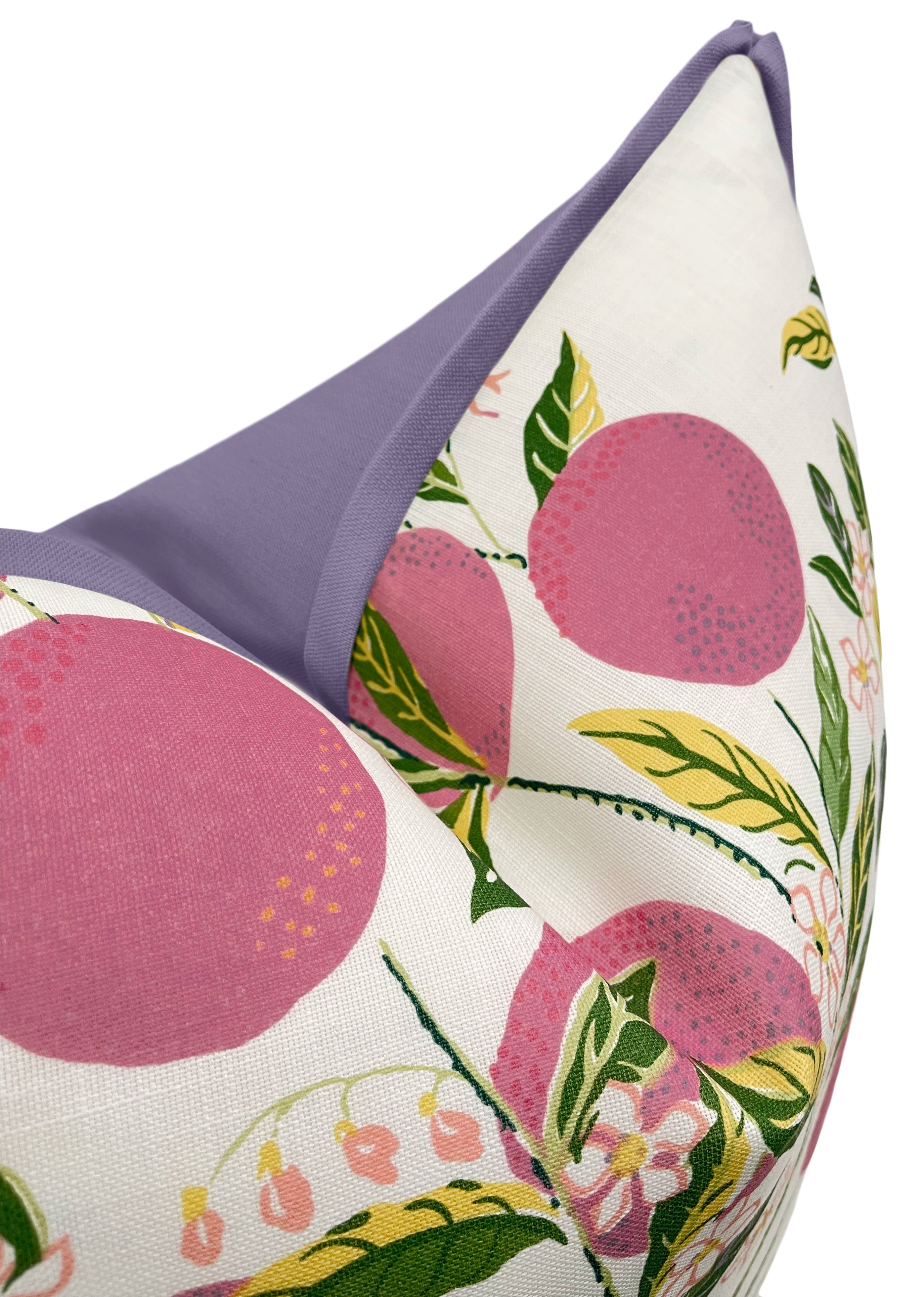 CITRUS GARDEN // ROSÉ PINK | SCHUMACHER - 20" X 20" / BUTTERFLY FLANGE / Wisteria - Image 0