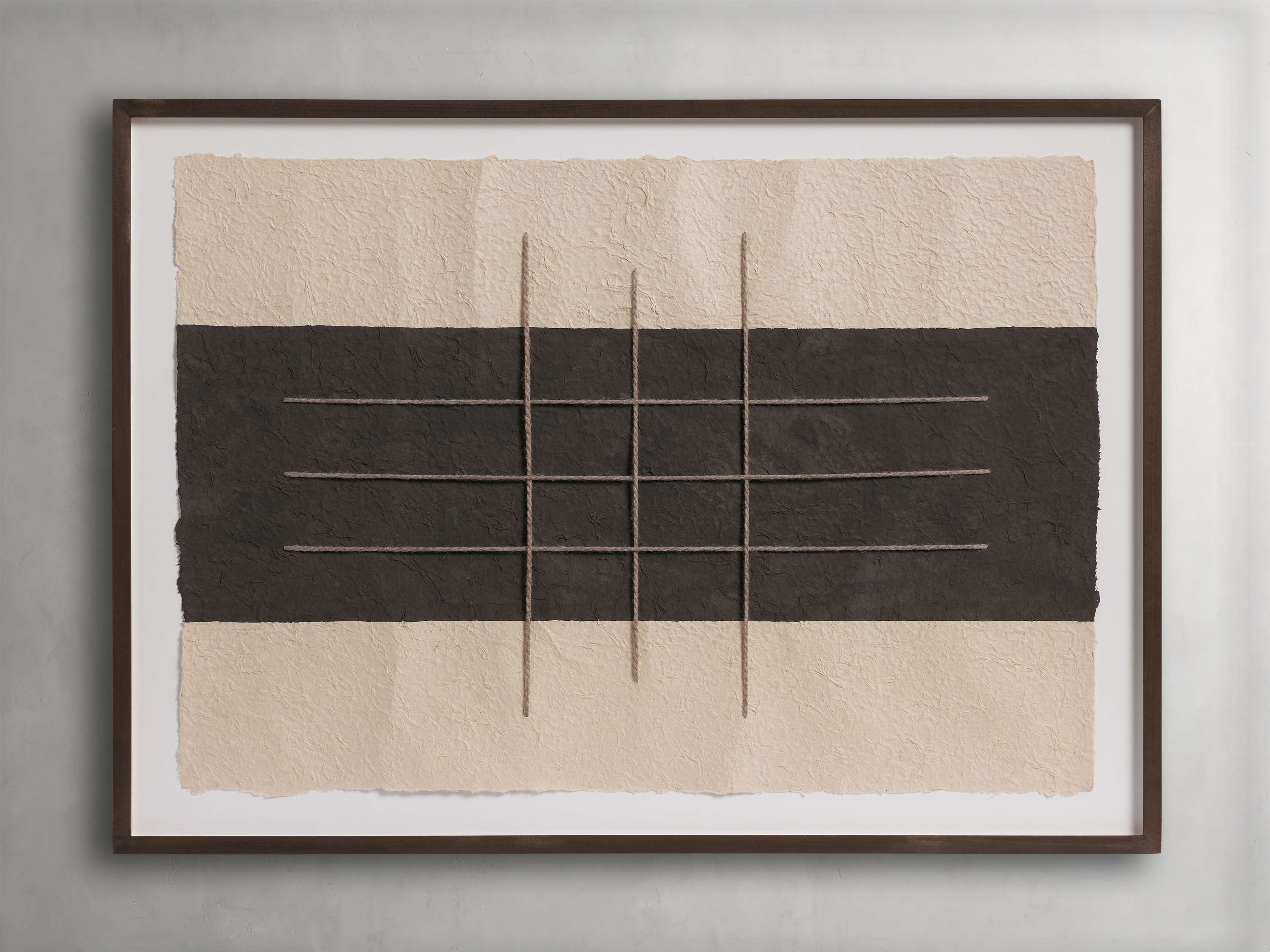 Buneko Iii Framed Artwork in Wood Natural - Image 0