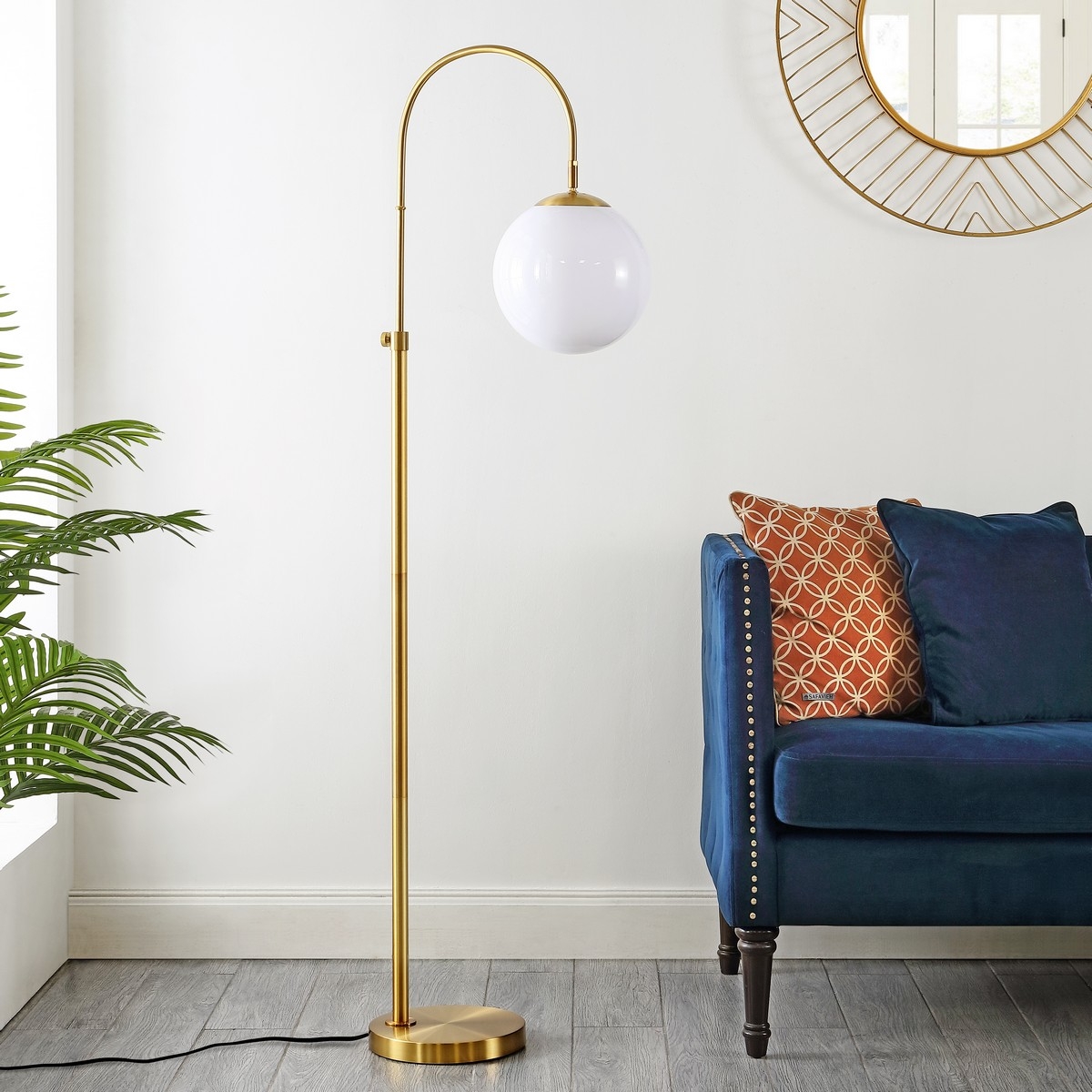 Hamil 55-62" Floor Lamp - Gold - Image 2