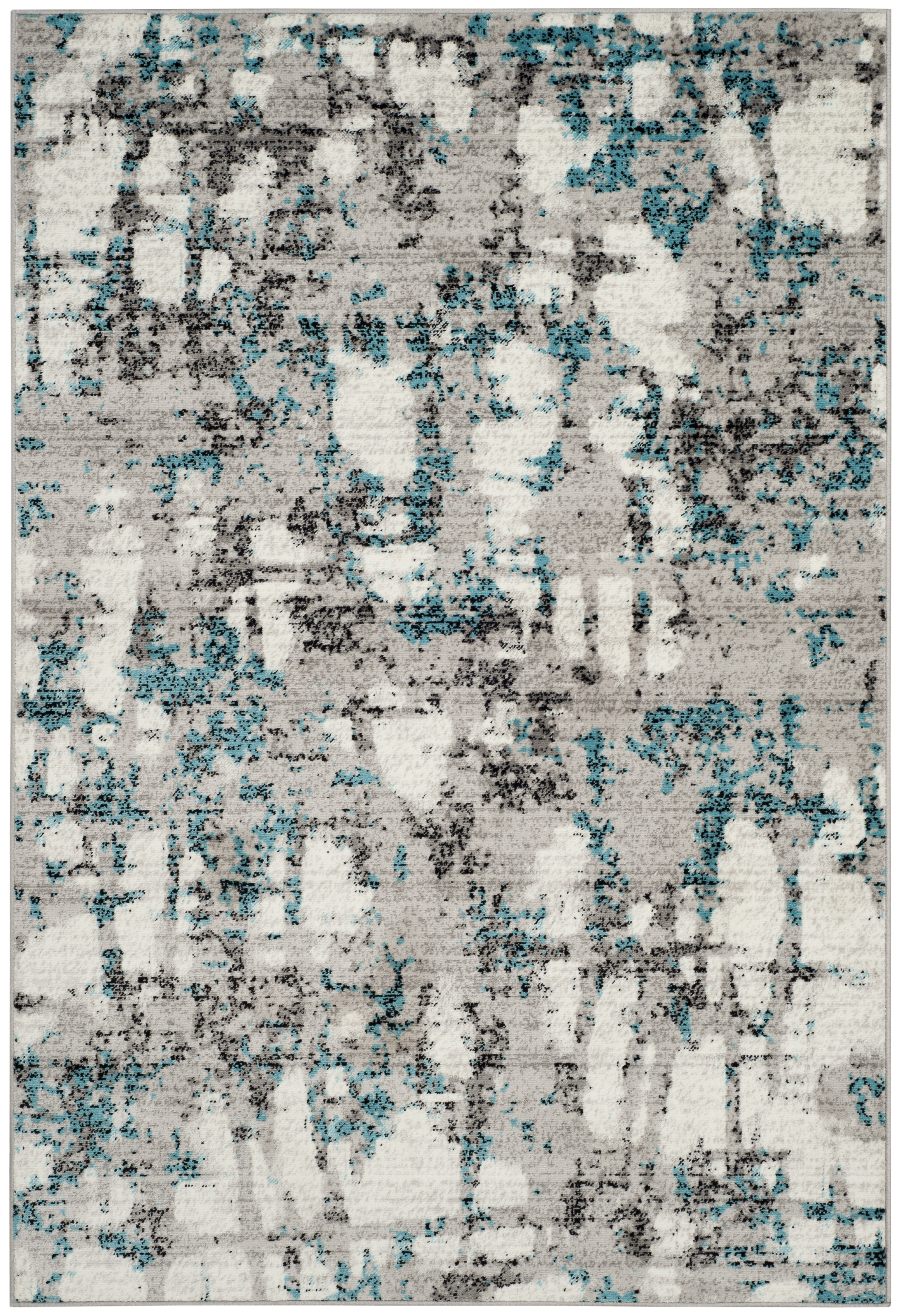 Arlo Home Woven Area Rug, SKY193B, Grey/Blue,  5' 1" X 7' 6" - Image 0