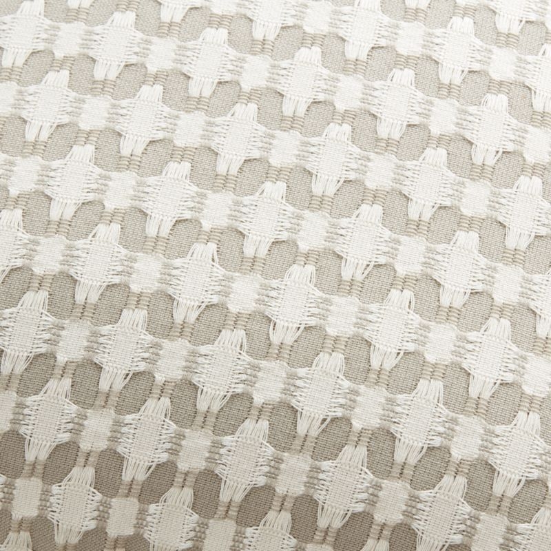 Tahona Textured Pillow, White Swan, 23" x 23" - Image 1