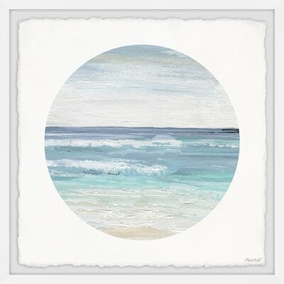 'Relaxing Beach' Picture Frame Painting Print on Paper - Image 0