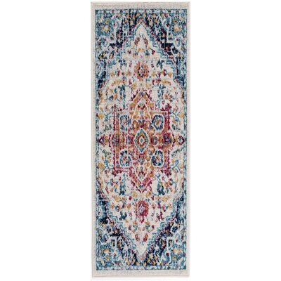 Runner Collegedale Oriental Red/Yellow/Green Area Rug - Image 0