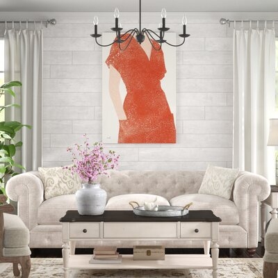 All Dressed Up I by Moira Chocolate - Print on Canvas - Image 0