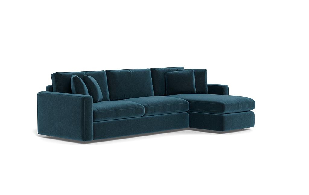 James 3-Seat Right Chaise Sleeper Storage Sectional - Image 1