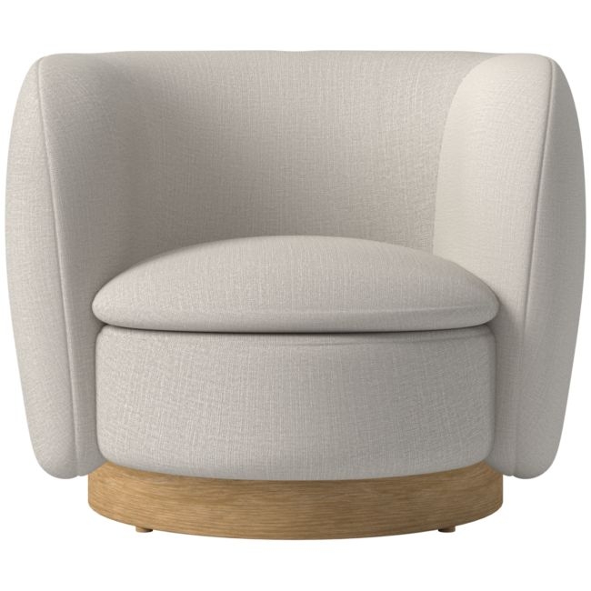 Muir Swivel Chair Nomad Stone - Image 0