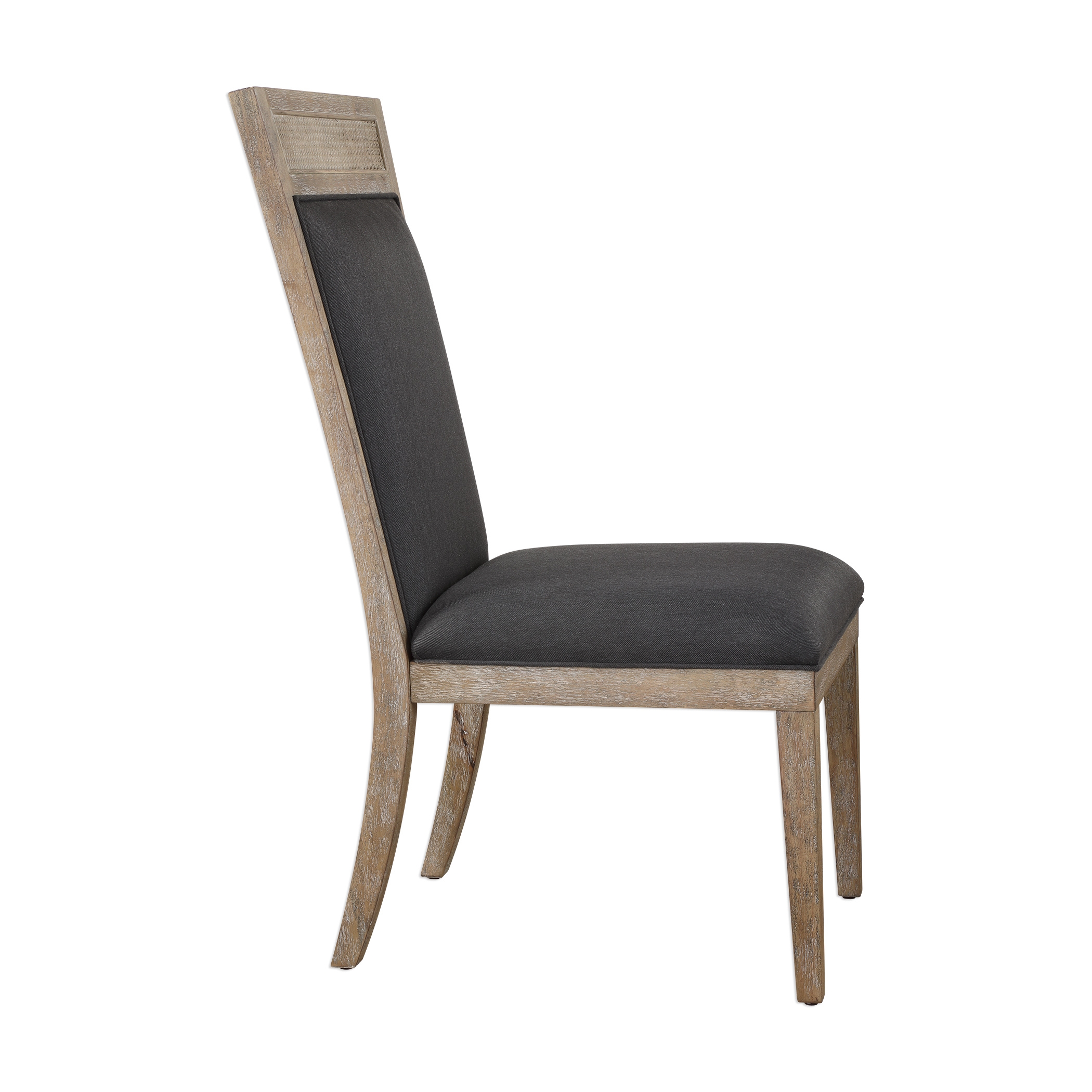 Encore Dark Gray Armless Chair - Image 2