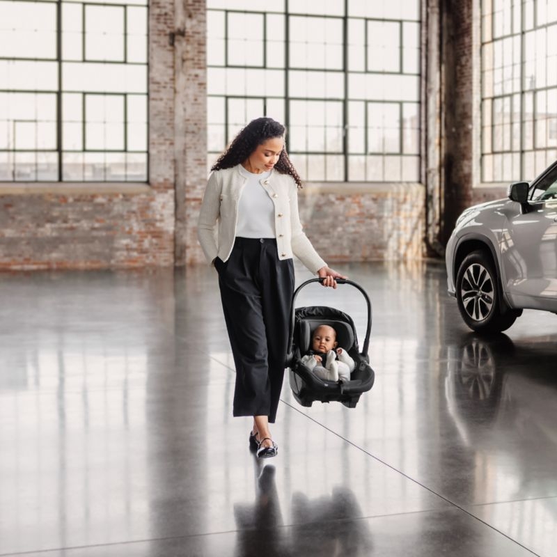 UPPAbaby Aria V2 Jake Black Charcoal Infant Car Seat and Base - Image 5