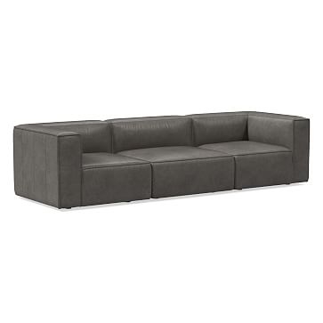 Remi 108" Modular Sofa, Weston Leather, Molasses - Image 3