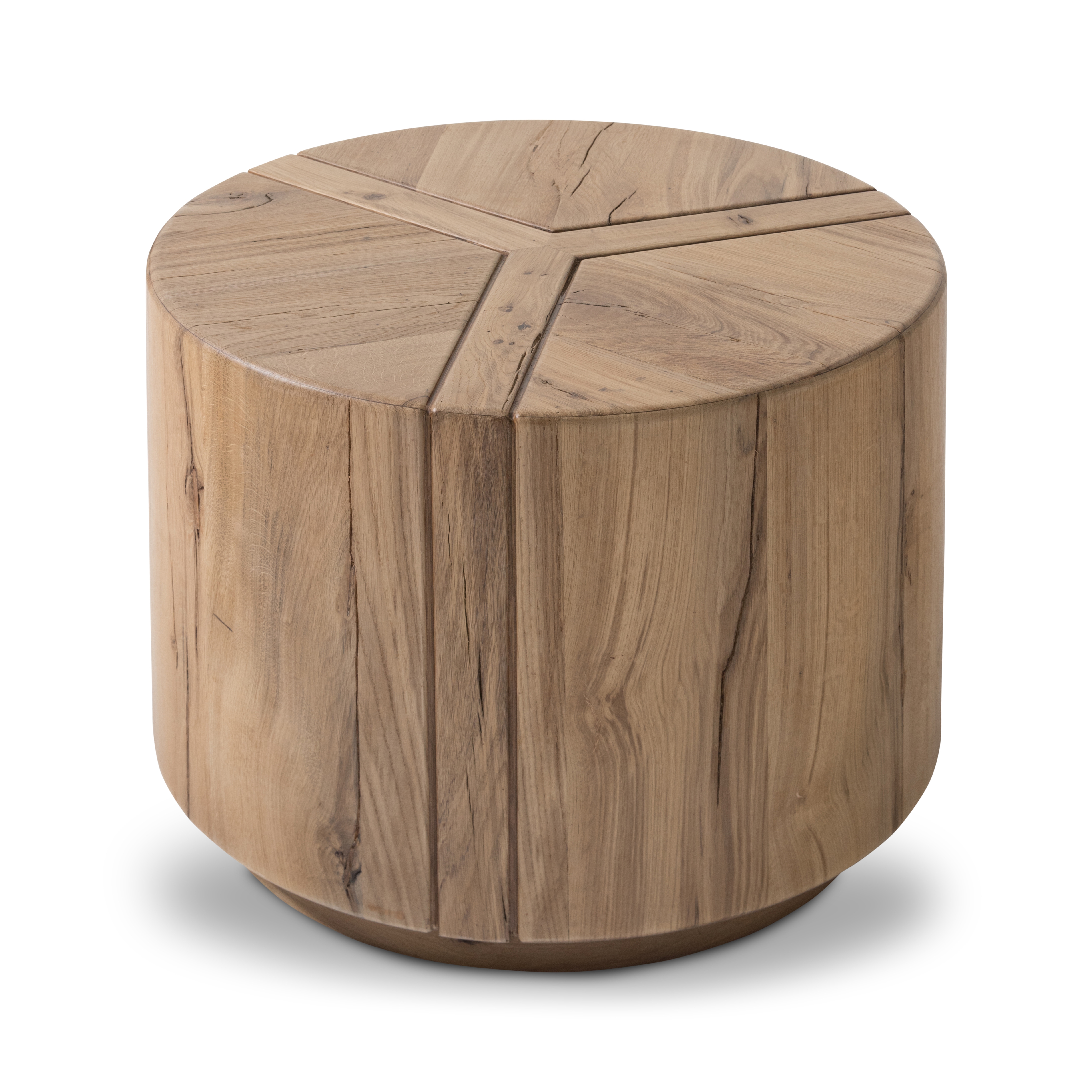Renan End Table-Natural Reclaimed French - Image 0