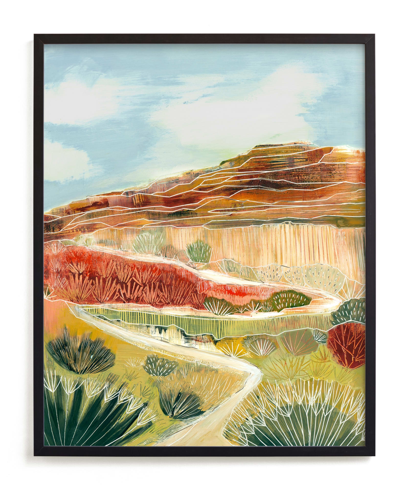 Ancient Desert Path Limited Edition Fine Art Print 2 - Image 0