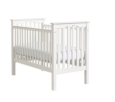 Kendall Convertible Crib &amp; Lullaby Supreme Mattress Set Set, Simply White, Flat Rate - Image 0