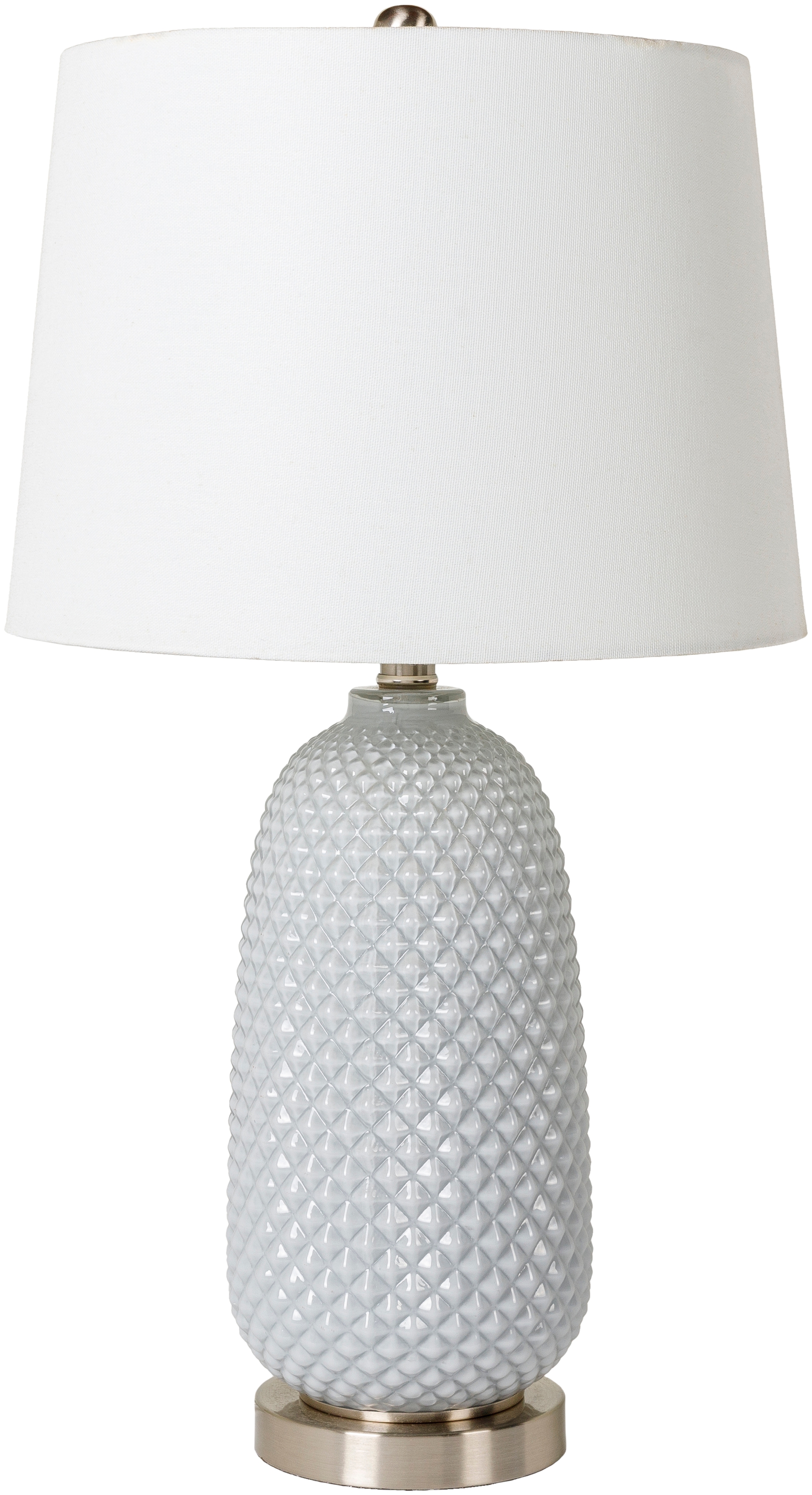 Tory Gray Painted 26"H x 14"W x 14"D Accent Table Lamp - Image 0