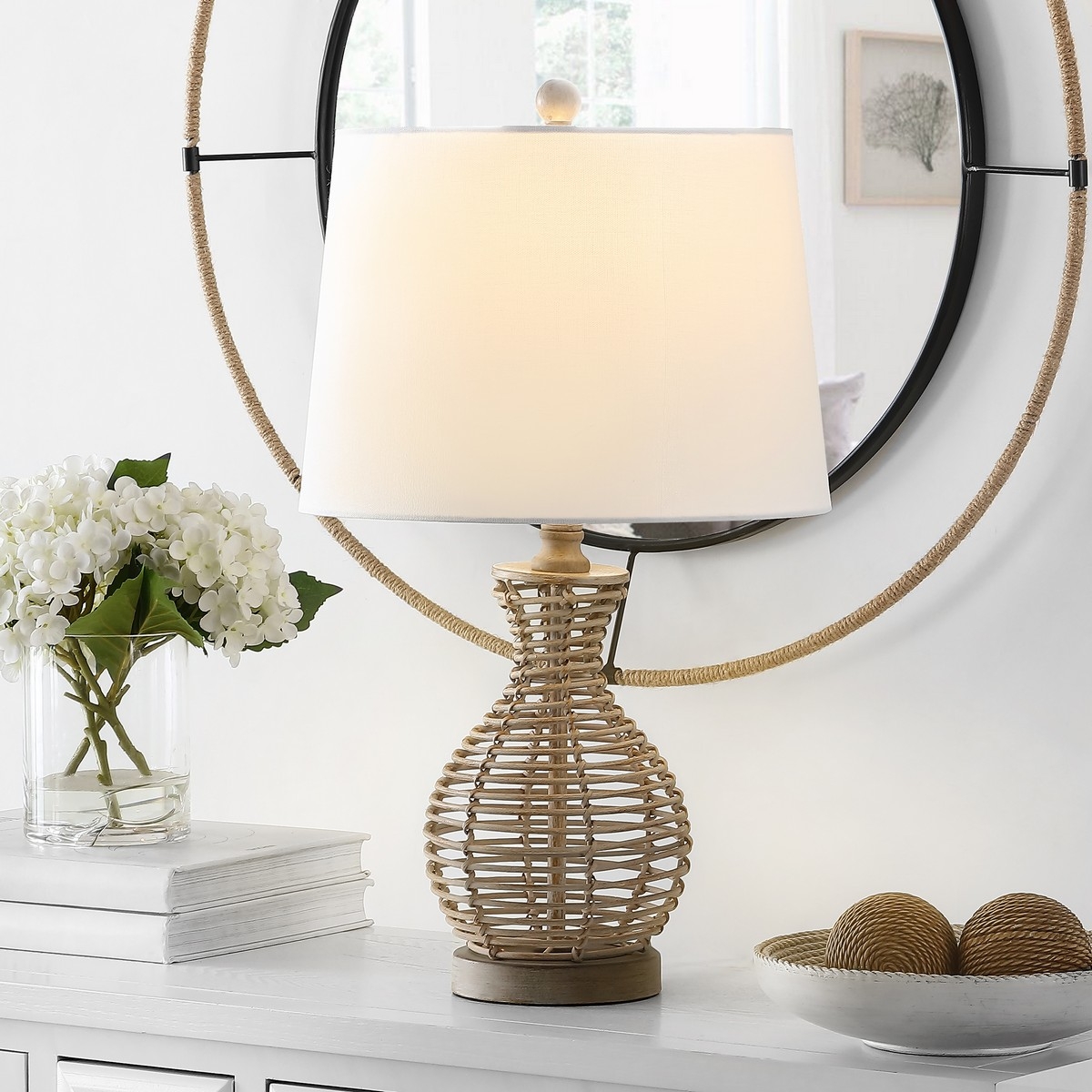 Flora 24" Table Lamp - Natural - Image 2