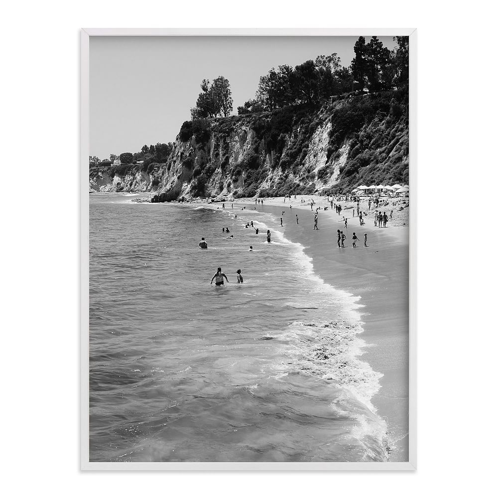 Day At The Beach Framed Art by Minted(R), White, 30"x40" - Image 0