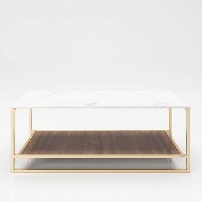 Olivia Frame Coffee Table with Storage - Image 0