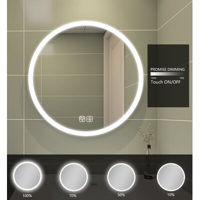 Frameless LED Lighted Bathroom/Vanity Mirror - Image 0