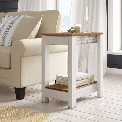 Marleigh Solid Wood End Table with Storage - Image 0