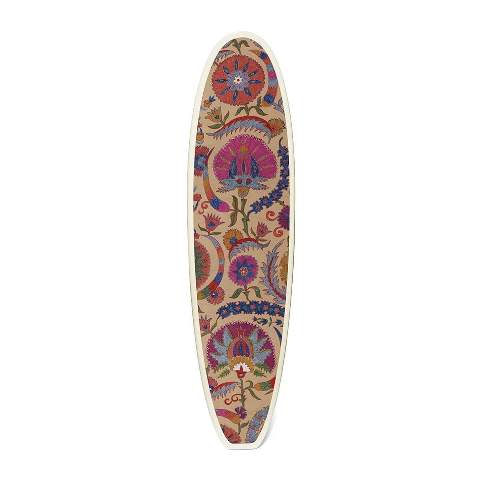 Bright Botanical Suzani Surfboard - Image 0