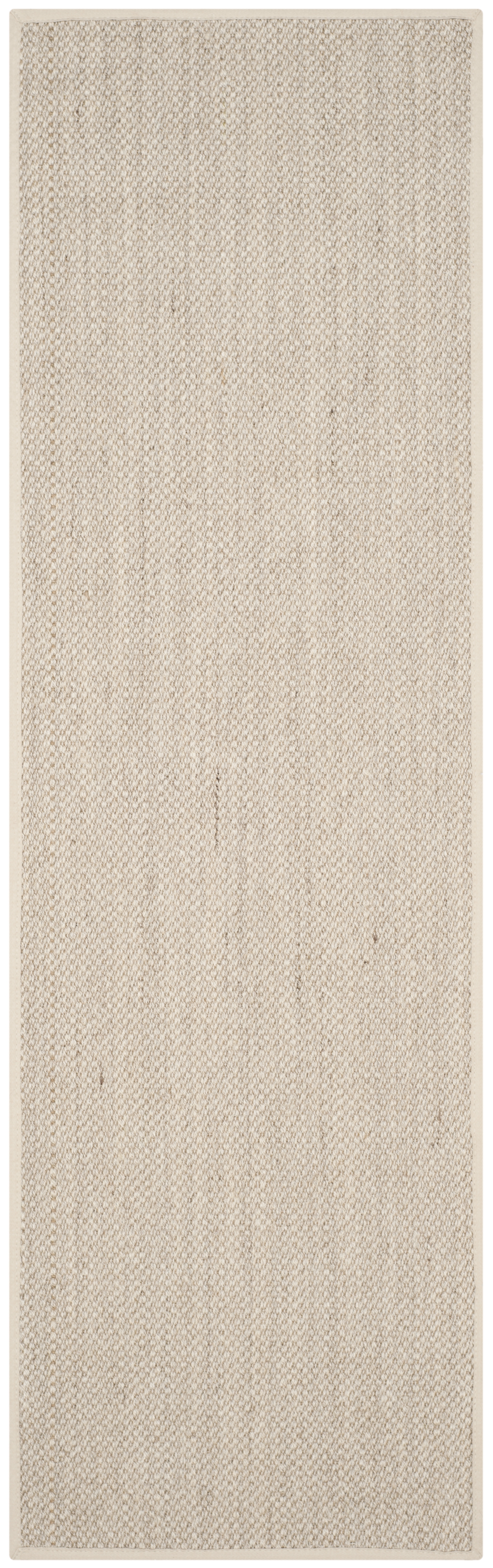Arlo Home Woven Area Rug, NF143C, Marble/Beige,  2' 6" X 16' - Image 0