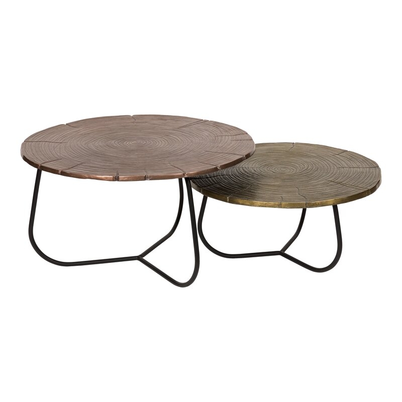 Nadaal Studios Chloe-Paige 2 Piece Nesting Tables Set - Image 0