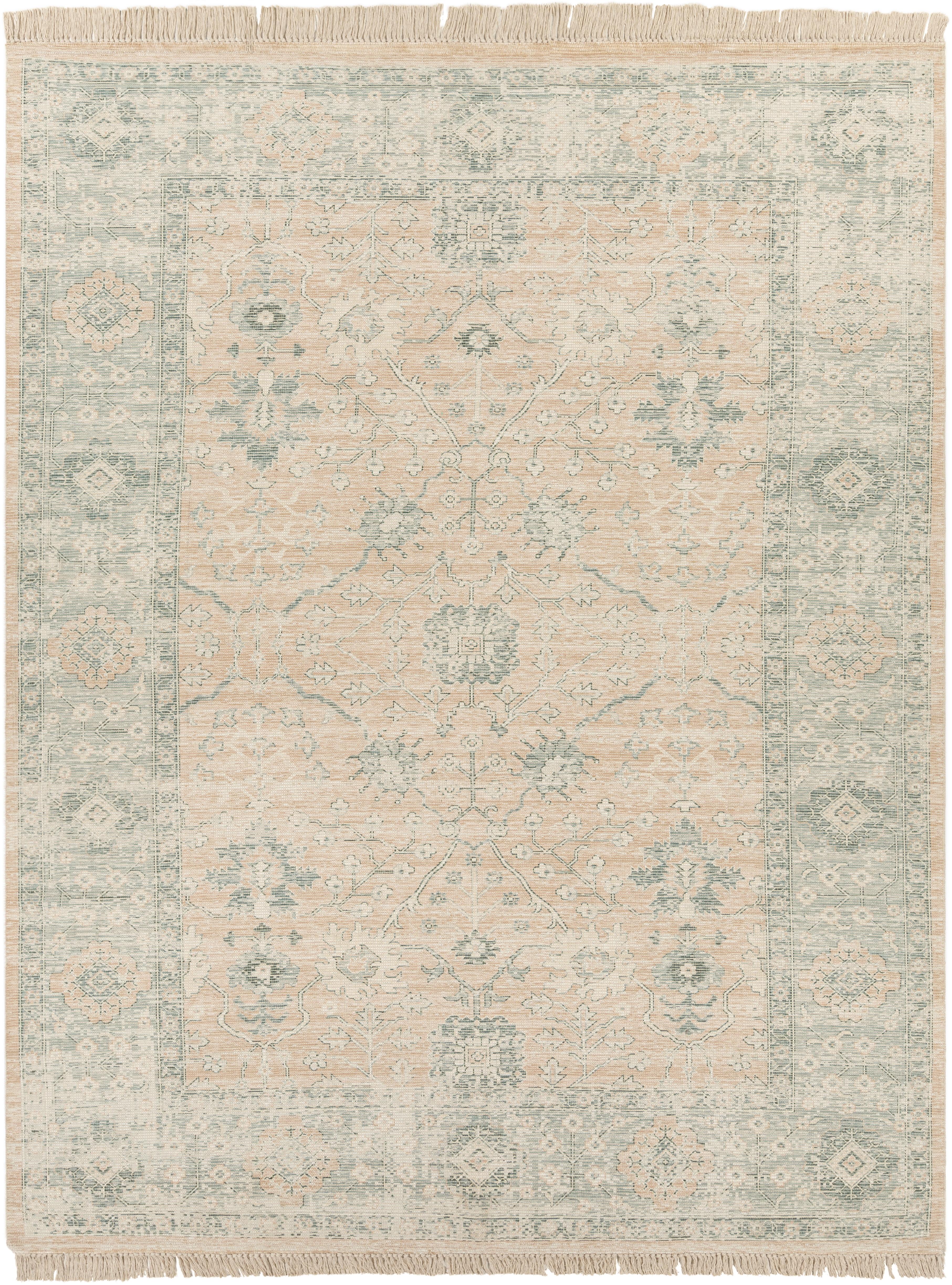 Zainab Beige Indoor 8' x 10' Handmade Rug - Image 0