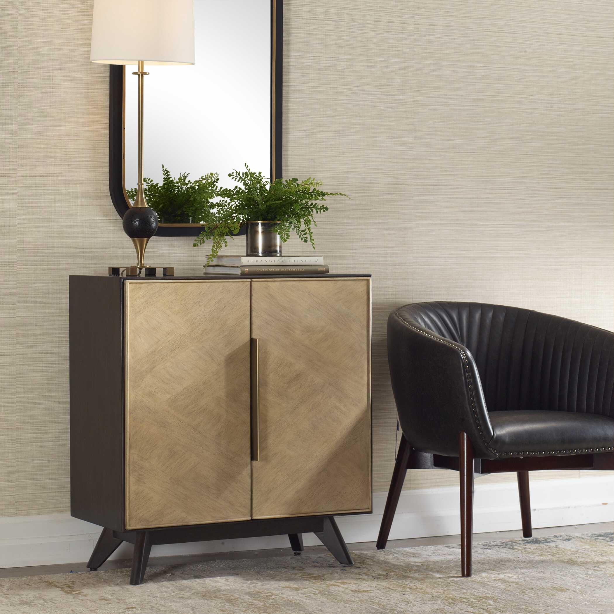 Reina Modern 2 Door Cabinet - Image 1