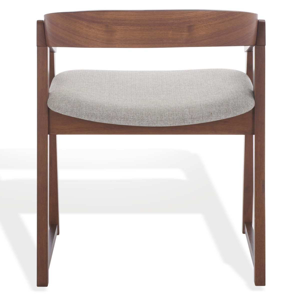 Hildabryna Wood Dining Chair - Walnut / Light Grey - Image 7