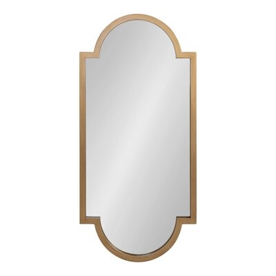 House of Hampton® Jovie Decorative Wall Mirror 20X42 Gold - Image 0