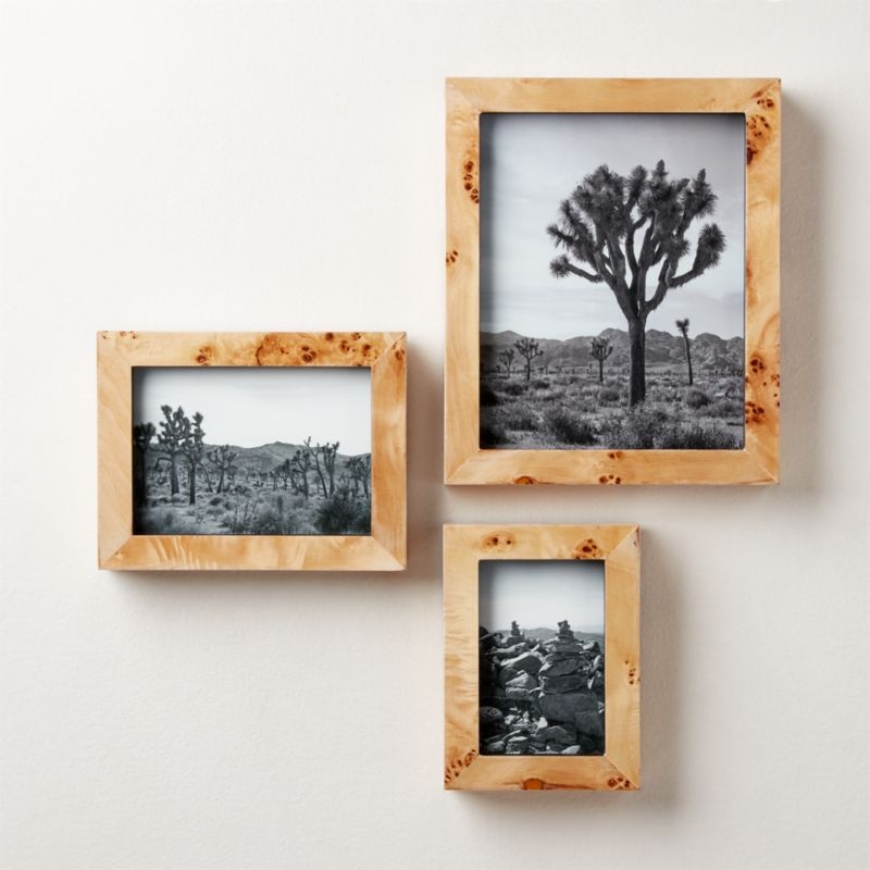 Burl Wood Picture Frame 4"x6" - Image 2