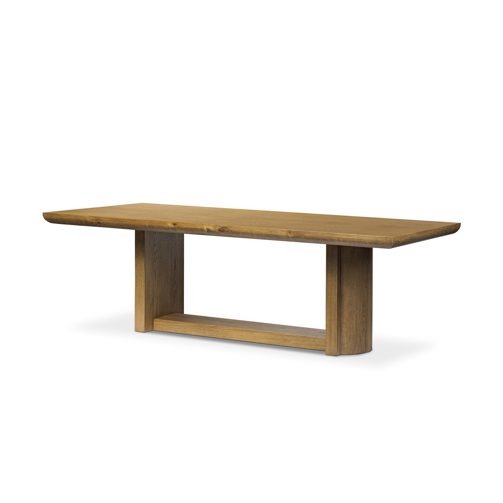 Garrett Dining Table - Amber Oak Veneer - Image 1