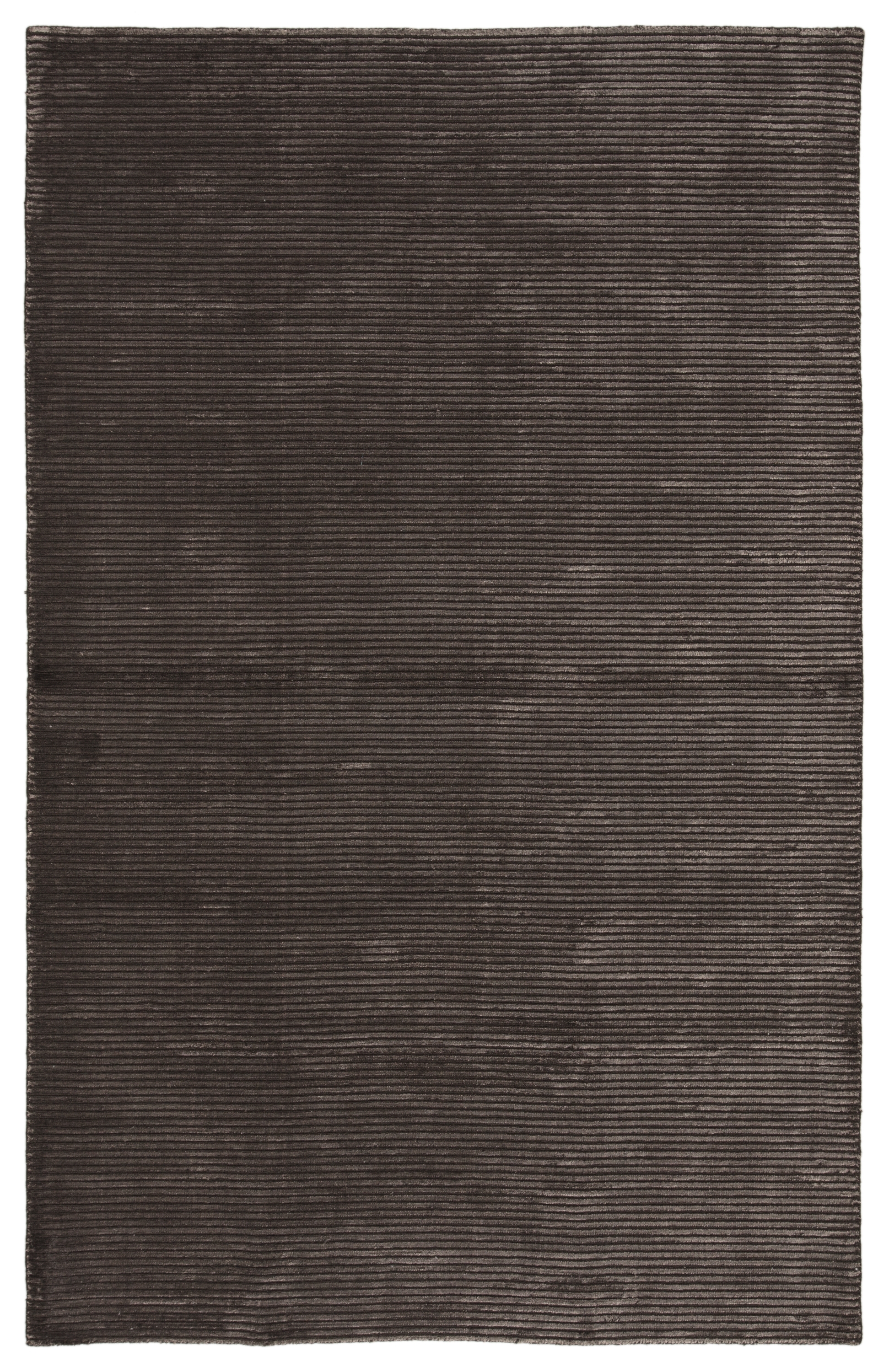Basis Handmade Solid Black Area Rug (9' X 12') - Image 0