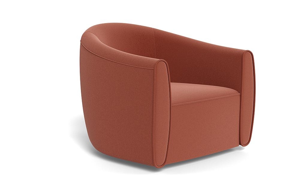 Lawson Swivel Chair with Contrast Piping - Image 1