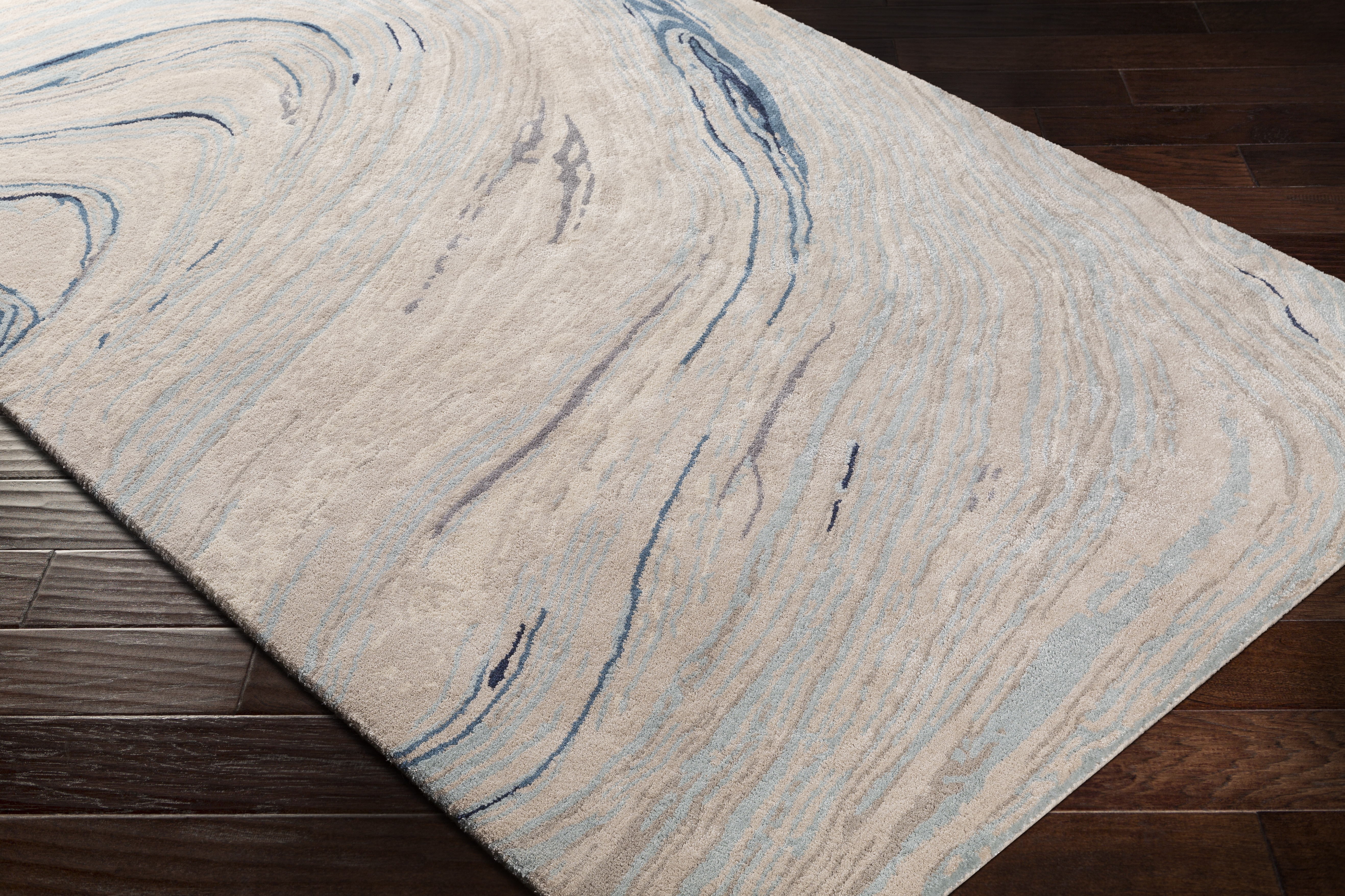 Kavita Beige Indoor 8' x 8' Handmade Rug - Image 7