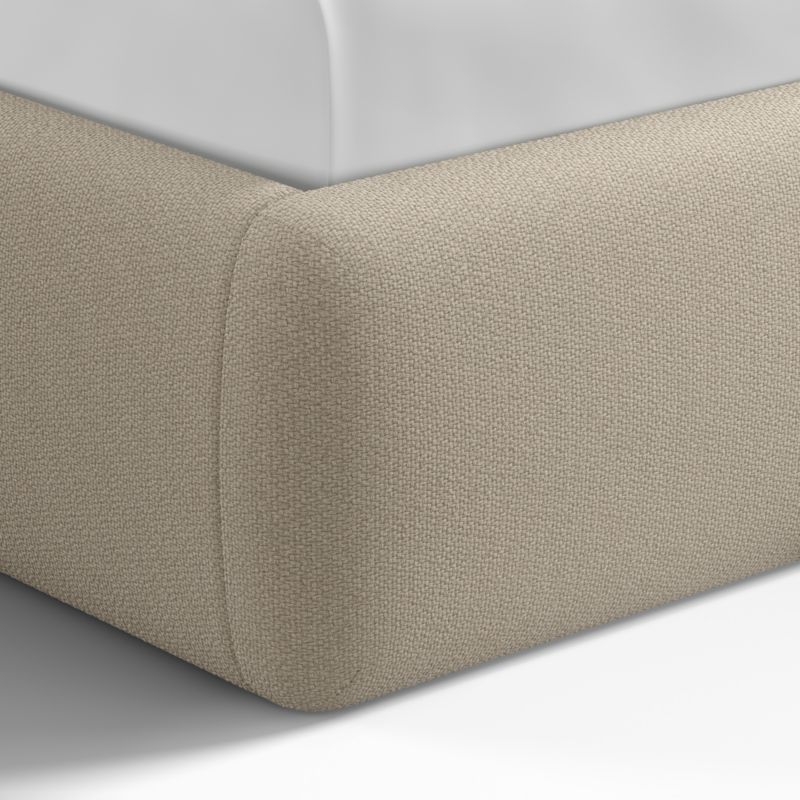 Anneli Taupe Upholstered California King Bed - Image 2