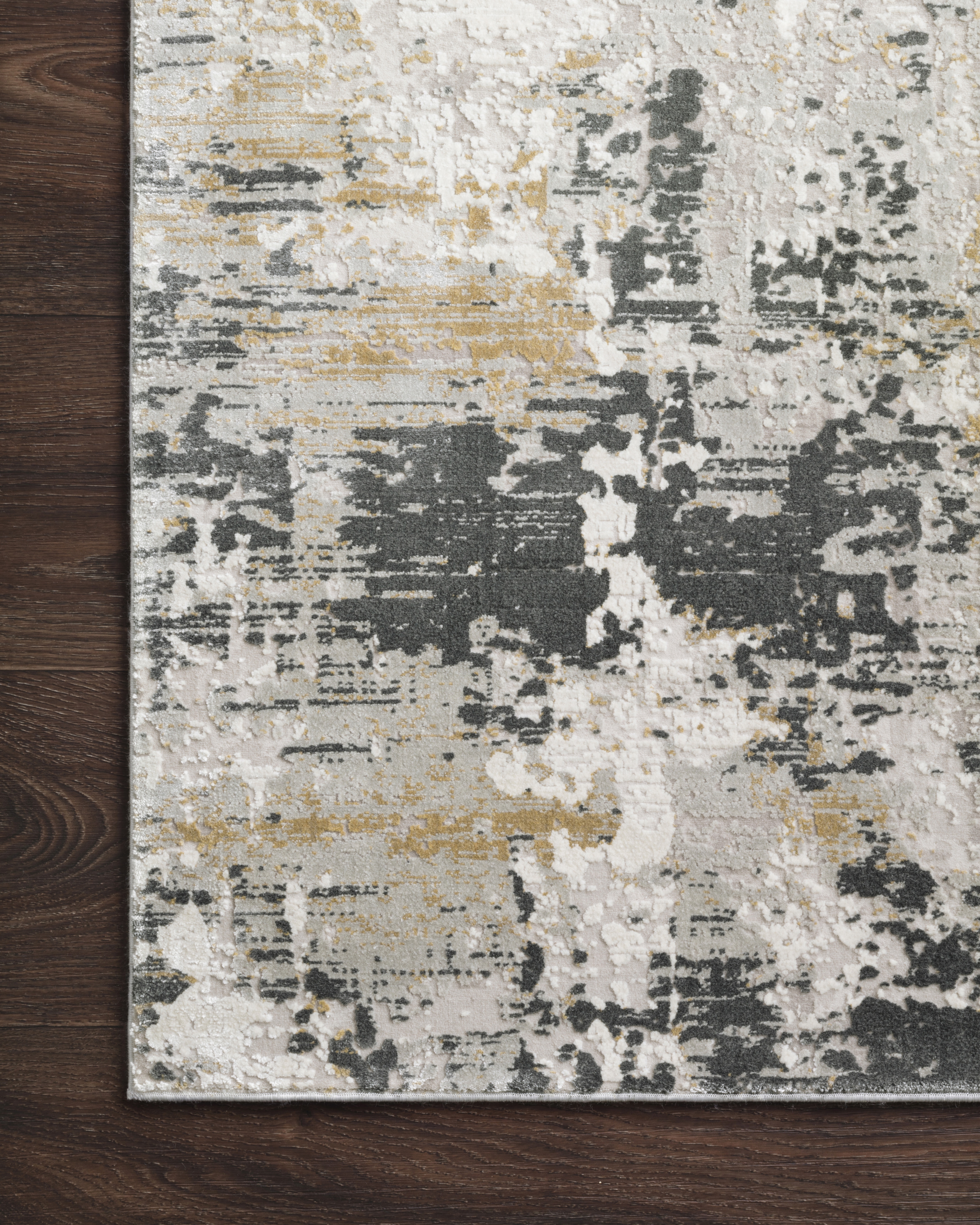 Loloi Sienne Ivory / Granite 18" x 18" Sample - Image 2