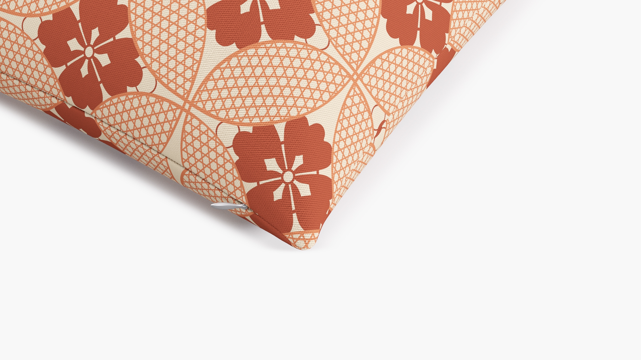 Throw Pillow 20", Coral Solaire, 20" x 20" - Image 1