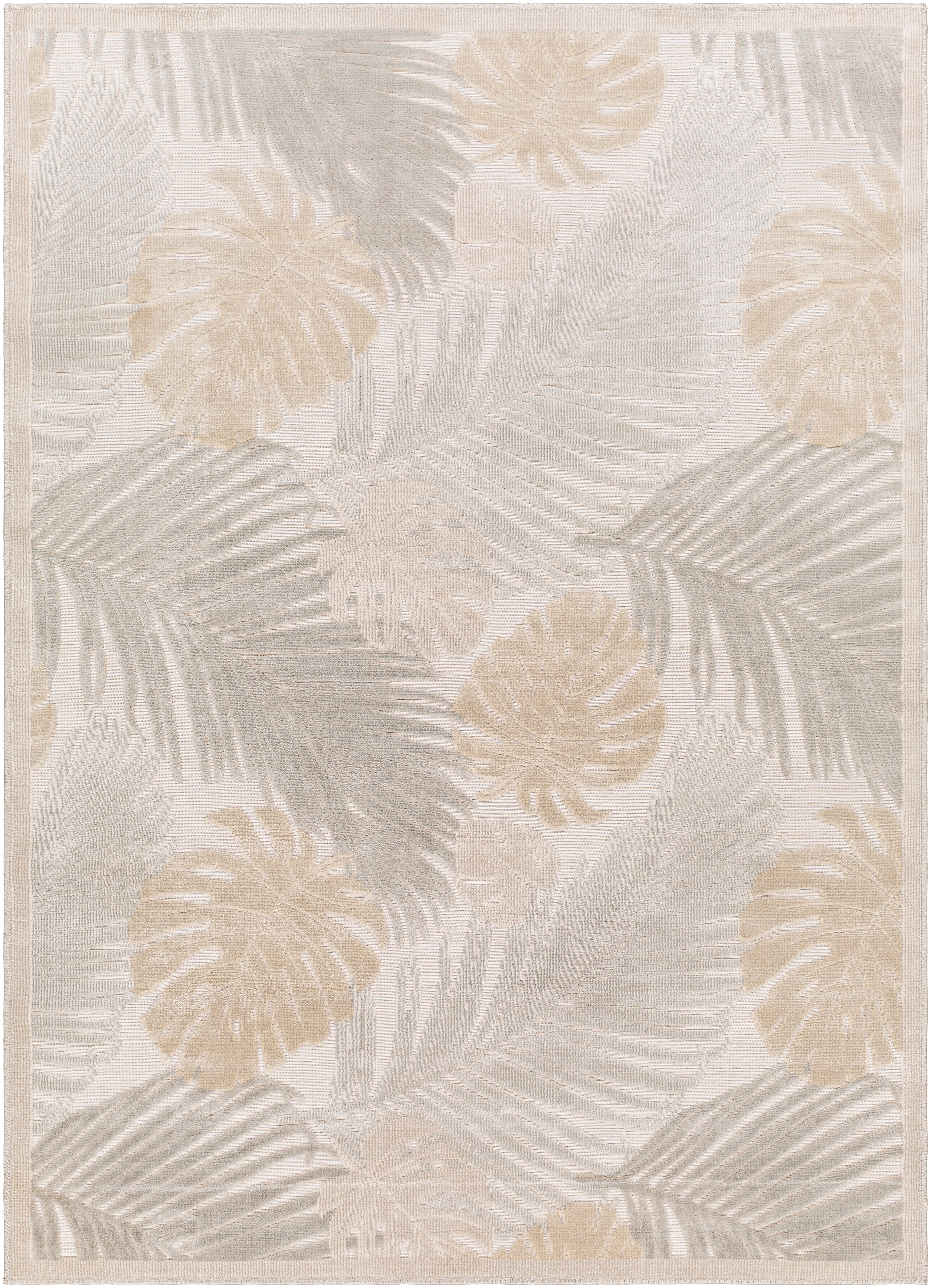 Cabo Beige Outdoor 2'7" x 7'3" Machine Woven Rug - Image 0