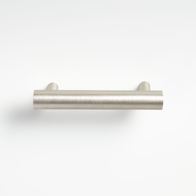 Round 3" Brushed Nickel Bar Pull - Image 0